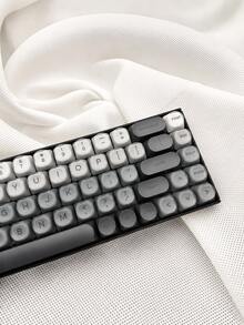 120+ Keys Gradient Grey Pink Foundation Keycaps, ABS+PC Material, HOA Height, Polar Day Keycaps, Suitable For 61/64/68/75/84/87/98/104/108 Keys Mechanical Keyboards, Compatible With Cherry/Gateron MX Switches, Suitable For Gifts And Personal Use, Hot-Swappable Keycaps, Personalized Keycaps, Keyboard DIY, Customized Keycaps, Desktop Matching, Custom Keycaps, Keycap Set, Gaming Keycaps, Keyboard Accessories - View 1