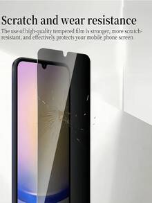 5片裝 9H 防偷窺鋼化玻璃手機螢幕保護貼，相容 iPhone 17 16 Pro Max / 相容 Galaxy S26 S25 Ultra / 相容小米，不支援指紋辨識，防指紋隱私保護（2026 最新設計） - Anti-spy - 查看 10
