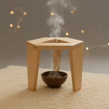 Herbal Steam Therapy Spa Stool - Pine Wood Bench - View 9