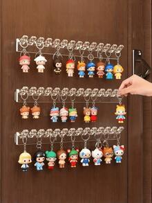 3pcs/6pcs/9pcs Jewelry Display Stand, Necklace Earring Stud Storage Hooks, Multi-Functional Jewelry Storage Hooks With 8 Hooks, Suitable For Necklaces, Bracelets And Earrings, Durable Plastic Material, Home Decor Storage Rack, Space-Saving, Can Display Rings, Earrings And Accessories, Jewelry Tower Stand, Jewelry Display Rack - Multicolor - View 7