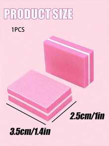 50pcs/Pack Double-Sided Nail Polishing & Buffing Files, Mini Sponge Blocks For Nail Trimming And Polishing - Multicolor - View 13