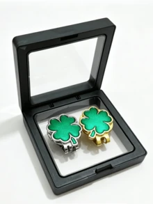 1/2 Golf Ball Markers With Gift Box And Hat Clip, Neutral Golf Accessories, Perfect Gift For Golfers On Thanksgiving And Christmas - Multicolor - View 5