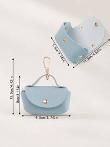 1pc Multifunctional Pet Dog Waste Bag Dispenser With Hook, Leather Dog Poop Bags, Portable Pet Cleaning Trash Bags, Pet Travel Waste Storage Bag, Dog And Cat Pet Supplies, Outdoor Pet Supplies. Suitable For Use During Dog Walking, Can Be Paired With Leash Or Harness. - Multicolor - View 8