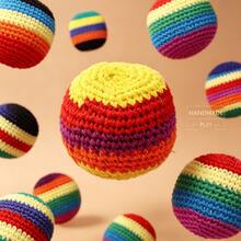 1pc Handmade Woven Juggling Ball, Suitable For Beginners, Upgraded Soft Fabric Bag, Multiple Colors Available, Suitable For Training And Practice, Suitable For Parties, Holidays And Skill Improvement, Random Color - Multicolor - View 3