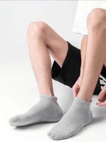 1/10/15/20/30 Pair Men's Summer And Autumn Black And White Outdoor Sports Short Socks. These Casual, Versatile Socks Are Suitable For All Seasons - Multicolor - View 5