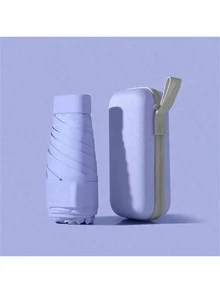 便攜優雅香氛膠囊遮陽傘，小型防水防紫外線傘，可折疊，輕巧易收納，適合攝影使用，適合作為母親節禮物 - 卡包傘 - 查看 18