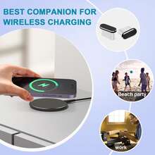 2合1防塵配件組，耐用金屬 USB-C 防塵塞與透氣揚聲器網貼，阻擋灰塵與棉絮，適用於 iPhone 15 16 17 Pro Max Type-C 接口手機 - 彩色 - 查看 8