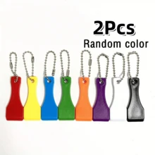 1Pc/2/5/8/10/12/16/20Pcs Plastic Lottery Scratch Card Keychain, Scratch Card Scraper With Chain, Multi-Color Scratching Tool For Lottery, Games And Competitions, Random Color Distribution - Multicolor - View 16