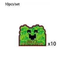 Minecraft Party Invitation Card Pixel War Birthday Party Decoration Invitation - Multicolor - View 9
