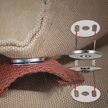 10/20Pairs Metal Magnetic Snap Buttons Round Magnetic Buttons Handmade Woven Bags Canvas Bags Leather Bags No-Sew Hidden Buttons Luggage Hardware Accessories Multi-Color Options - Multicolor - View 7
