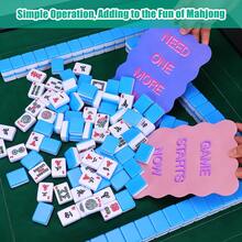 8pcs Thickened PVC Mahjong Accessories Set, Includes 4pcs Mahjong Shufflers And 4pcs Tile Finders, Suitable For Beginners And Enthusiasts, Can Be Used For Travel, Parties, Competitions, Game Nights - View 7
