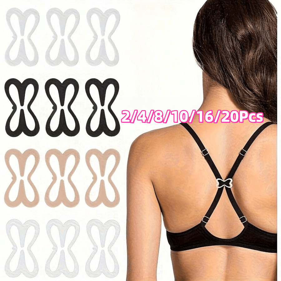 2/4/8/10/16/20Pcs Adjustable Anti-Slip Shoulder Strap Clips, Non-Slip Strap Accessories For Travel, Sports, Outdoor, Belts, Back Support