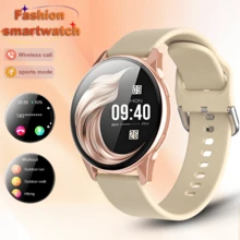 New Smart Watch, 1.28-Inch High-Definition Display, Wireless Calling With Seamless Connectivity, Customizable Wallpaper, Compatible With Android And IOS Systems, Includes Fitness Tracking, Message Notifications And Music Control, Dual Interchangeable Straps, Suitable For Men And Women, A Perfect Gift - Multicolor - View 14
