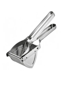 1pc Labor-Saving Clip-On Potato Masher With Fine Perforated Filter Screen, Manual Grinder And Crusher For Fruits And Vegetables To Make Baby Complementary Food. - Multicolor - View 12