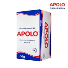 Algodão Apolo Hidrófilo em Caixa 25g / 50g ou 100g Uso Pessoal e Profissional - Algodão 50g - Visão 3