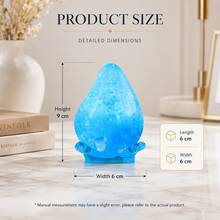 1pc Dreamy Water Drop Squeeze Toy - Smooth & Delicate Touch, Soft Stress Relief Ball With Base; Educational Relaxing Toy For Kids - Multicolor - View 9