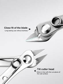 Upgraded Cream White Heavy-Duty Nail Art Rhinestone Remover Pliers, Gemstone & Diamond Decor Wire Cutter With Card Packaging, Multifunctional Comfortable-Grip Manicure Tool For Salon Artists, DIY Home Nail Art, Halloween & Christmas Gifts - Multicolor - View 5