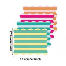 4pcs Colorful Striped Mahjong Shuffler Cards, Thickened PVC Material, Wavy Edges, Fun Game Accessory, Used For Mixing Mahjong Tiles, Fun Mahjong Gift For Couples - View 7
