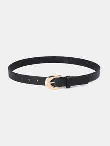 1pc/3pcs Solid Color Casual PU(Polyurethane) Women's Belt Suitable For Daily Use - A - View 4