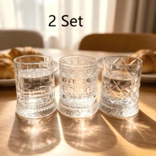 1/2件裝奢華水晶威士忌杯，優雅旋轉防潑濺啤酒杯，高端烈酒、調酒、利口酒玻璃杯，時尚居家旋轉玻璃杯，旋轉復古水晶威士忌杯組（1個杯子+1個水晶底座），190ml厚底平底旋轉杯，適用於朗姆酒、咖啡、牛奶，也適合休閒放鬆、酒吧、居家使用或作為聖誕禮物 - 透明色 - 查看 18