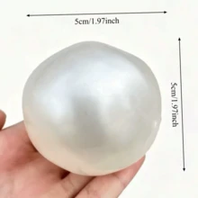 1pc Soft Malleable Coconut Oil Squeeze Toy, Stress Relief Ball, Slow Rising Sensory Toy, Suitable For Teens Or Adults - Multicolor - View 5