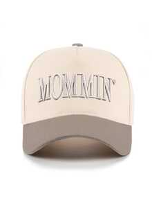 1pc Unisex Embroidered Fashion Baseball Cap, Adjustable Dad Hat/Baseball Cap, Casual Hat Suitable For Outdoor Sports, Travel And Running - Multicolor - View 5