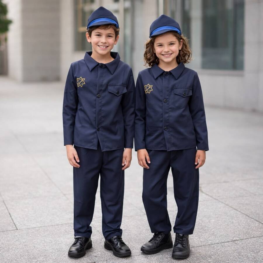 Tween Boys Costumes - Navy Blue - View 1