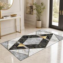 1pc Vintage Pattern Printed Long Runner Rug, Home Floor Mat, Entryway Doormat, Indoor Entrance Mat, Bedroom Bedside Rug, Kitchen Runner Mat, Suitable For Living Room, Laundry Room, Bathroom - Multicolor - View 2