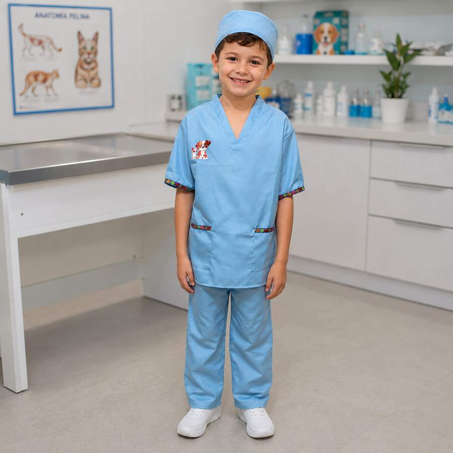 Tween Boys Costumes - Blue - View 1