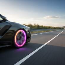 4pcs Valve Stem Caps, Enhance Visibility In Low Light Environments, Durable And Reusable, Lightweight And Portable, Effectively Improve Night Driving Safety, Stylish And Unique Car Accessories, Suitable For All Car Models - Luminous Valve Cap - View 7