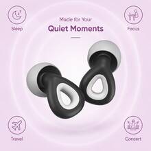 35dB Sleep Noise Reduction Earplugs, Reusable Noise Cancelling Earplugs For Snoring, Side Sleeping And Travel, Soft Silicone, Hearing Protection. Suitable For Concerts, Studying, Working, Airplane, 6 Earplugs - 35dB Sleep Noise Reduction - View 8