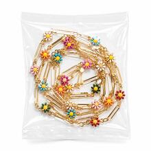 Vintage Colorful Daisy Gold Chain DIY Necklace Bracelet Earring Accessories - Chain - View 4