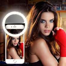 Portable LED Selfie Ring Light, Makeup Mirror Light, Beauty Ring Light For Photography, Clip-On Selfie Light For Live Streaming, Video Conferencing, Photography And Video Recording, Charming Gift, Room Decor, Outdoor Camping Lighting 150mAH - Round Fill Light - View 5
