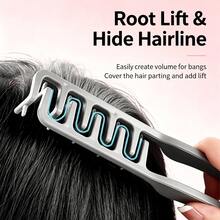 1pc High Skull Fluffy Styling Comb, Suitable For Men And Women To Cover Bangs, Travel Essential - Multicolor - View 7