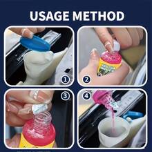 All-Season Car Windshield Washer Fluid, Powerful Oil Film, Bug Glue, Resin Remover, Anti-Rain, Clear Cleaning Liquid - 50ML - View 2