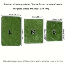 1pc Washable Dog Grass Pad - Reusable, Pet Training Artificial Turf With Non-Slip Backing. Easy To Clean Pee Pad, Suitable For Indoor/Outdoor. - Multiple Styles - View 4