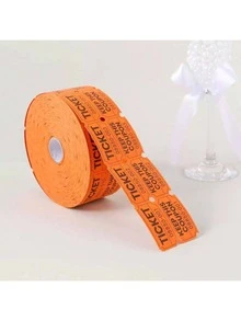 1 Roll Of 500 Consecutively Numbered Raffle Tickets, Used For Events, Classroom Awards, Movie Nights, Prizes, Event Supplies, Tear-Resistant Materials, Cardboard For Party Organizers, Carnival Tickets, Available In Multiple Color Options (250 Pairs) - View 13