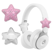 2pcs Pink Bowknot Decor Headphone Accessories Cute Printed Bowknot Fashionable Headphone Attachments Christmas Gamer Gift For Her Women Gamer Ribbon - View 10