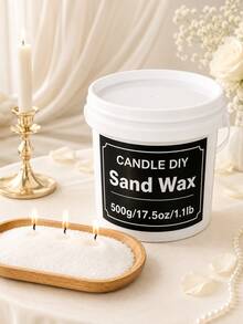 500g/17.5oz/1.1lb Pearl Wax Beads, Candle Making Supplies With 50 Wicks And Spoon, Unscented Refillable Granular Wax For DIY Pearl Candles, Beginner Friendly Easy Pour Craft Refill, Home Decor & Holiday Projects - A - View 14