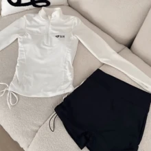Women Rashguards - White - View 8
