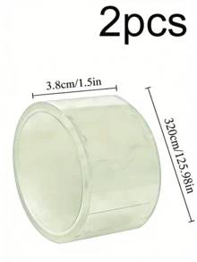 Mildew-Resistant Transparent Silicone Sealant Tape, Waterproof PVC Caulk Tape For Kitchen And Bathroom Cracks, Countertops, Stoves, Sinks And Toilets, Easy To Use And Trim, Suitable For Halloween/Christmas Decoration - Multicolor - View 11