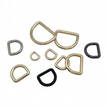 1Set/2Sets Metal Slider D-Ring Release Buckle For Pet Dog Collar Paracord Sewing Accessories Connector Hardware - Multicolor - View 10