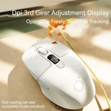EWEADN Q1 Wireless Bluetooth Silent Mouse Ergonomic Design For Women Laptop Office Gaming Rechargeable - View 8