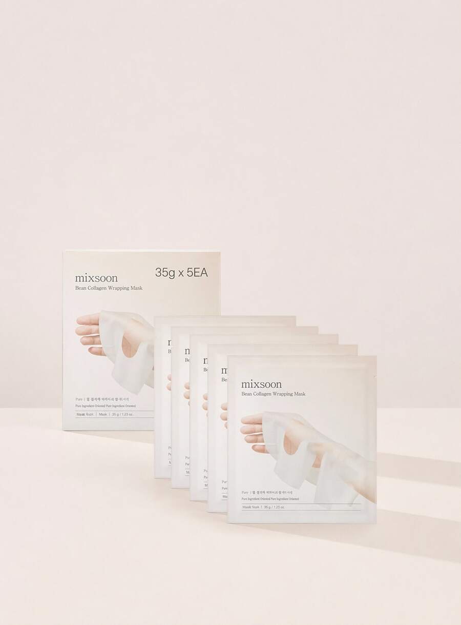 mixsoon Bean Collagen Hydrogel Mask 35 G X 5 - White - View 1