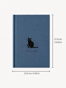 OBOVAY Black Cat & Apple Illustration Weekly Planner - Cat Themed Agenda | Multifunctional Notebook For Schedule, Habit Tracking, Creative Writing And DIY Bullet Journaling | Writing Journal, Memory Diary, Self-Discipline Tracker, For Efficient Scheduling And Planning - Multicolor - View 7