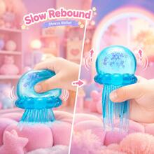 1pc Transparent Colorful Popsicle Slow Rebound Stress Relief Toy, Soft Slow Rebound, Suitable For Teens And Adults, Perfect For Desk Play, Relieve Anxiety And Improve Mood - Multicolor - View 6