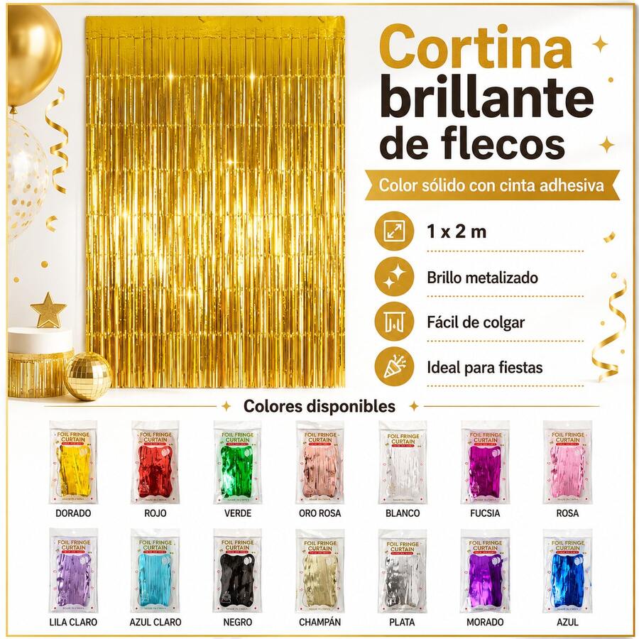 Tinsel Decoration - Multicolor - View 1