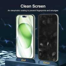 CASECOPS 3 Packs High Definition Tempered Glass Screen Protector Filmsr, High Transparency And Ultra-Clear Restoration Of Original Screen Color Display, 9H Hardness Full Coverage, Compatible With IPhone 17 Air/17 Pro Max/17 Pro/17e/17/16 Pro Max/16 Pro/16 Plus/16/15 Pro Max/15 Pro/15 Plus/15/14/13/12/11 And Other Models. - 3PCS - View 3
