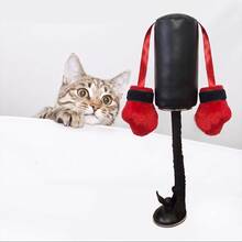 Saco de boxeo para gatos, juguete de actividad divertida para gatos, juguete de ejercicio para gatos con guantes de boxeo colgantes - Multicolor - Ver 5