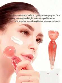 2pcs Smooth Face Massage Tools Resin Gua Sha Face Skin Care Massage Sticks Lotus Seedpod Shape Massager Facial Physiotherapy Tool - View 1